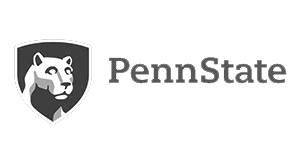 PennState大学标志的灰色