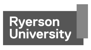 瑞尔森大学标志的灰色